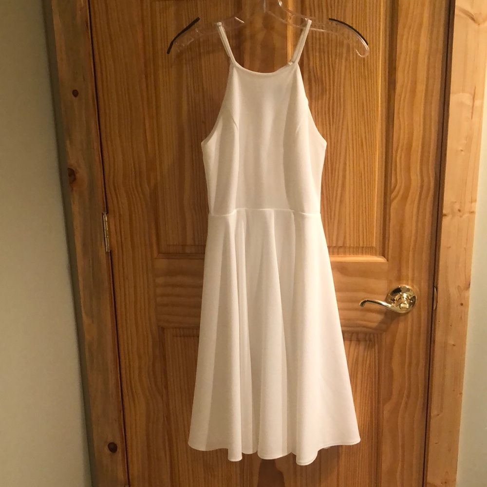 Lulu’s White Spaghetti Strap Dress